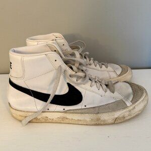 Nike Blazer Mid '77 Vintage White Black Suede - Men's Size 9.5